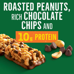 Nature Valley detalle de chips de chocolate oscuro resaltando sabor intenso