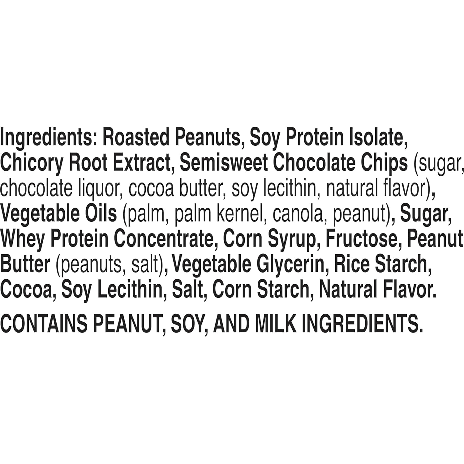 Nature Valley etiqueta nutricional legible con información de proteína