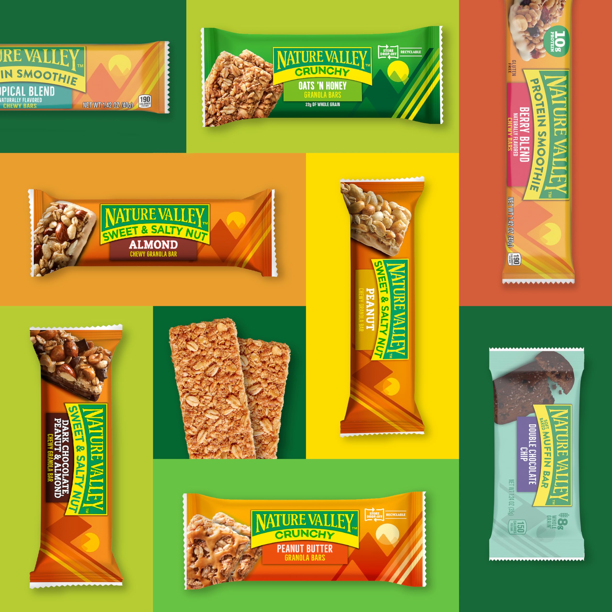 Nature Valley barritas en lonchera mostrando opción práctica para niños