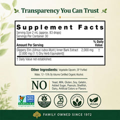 Nature's Answer frasco junto a una regla para mostrar tamaño y portabilidad