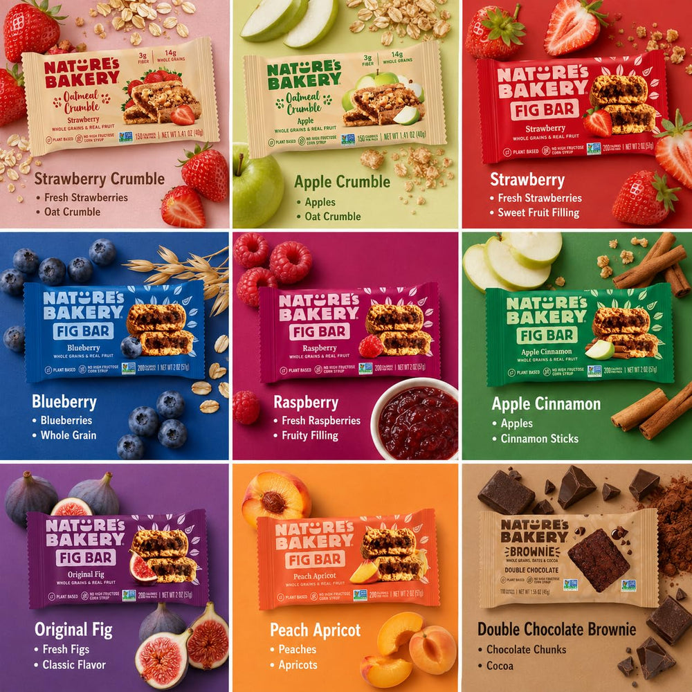 Nature's Bakery barritas en una lonchera escolar, opción práctica y nutritiva