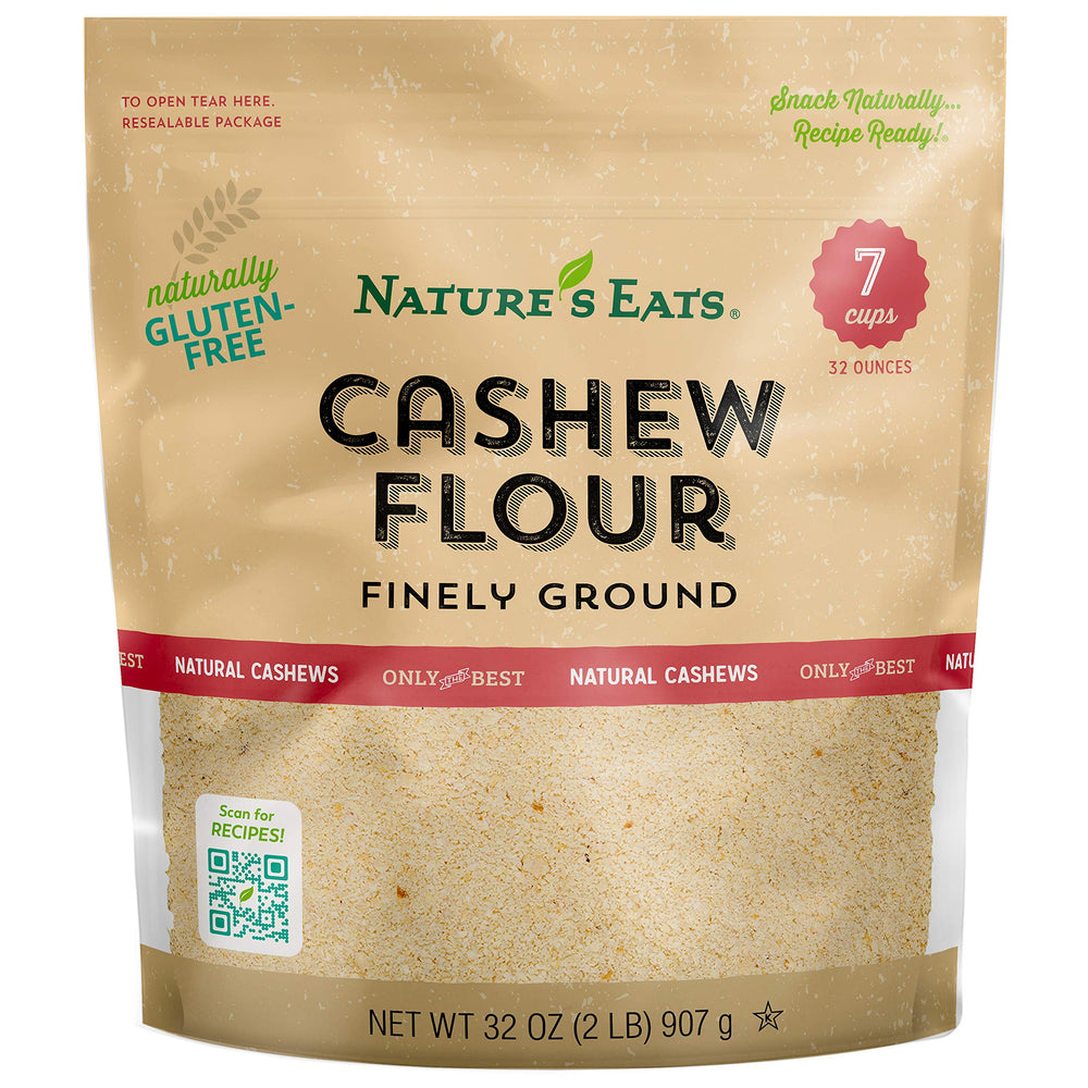 Nature's Eats frente del envase mostrando 32 onzas y beneficios claros