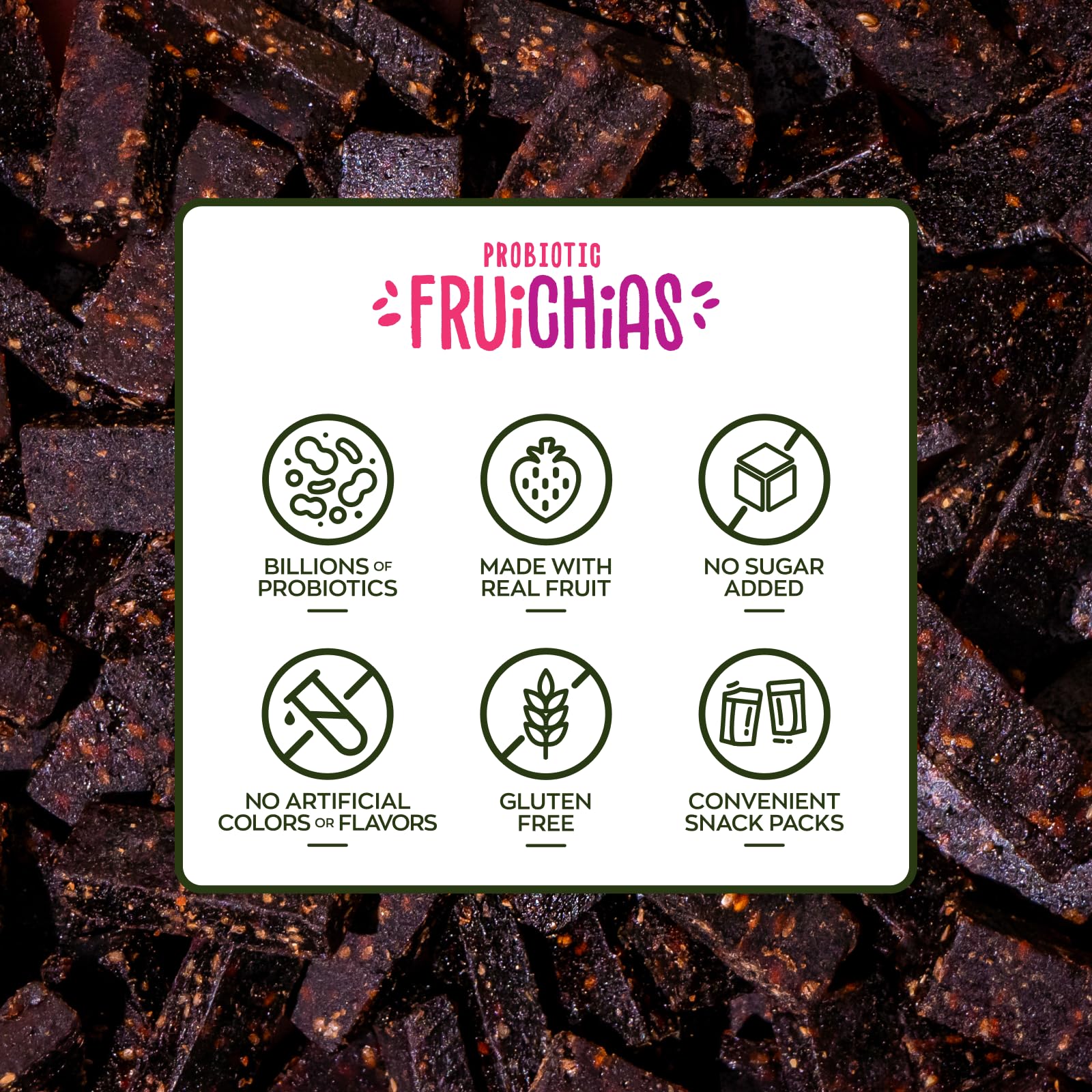 Nature's Garden bolsita dentro de una mochila para snack rápido fuera de casa
