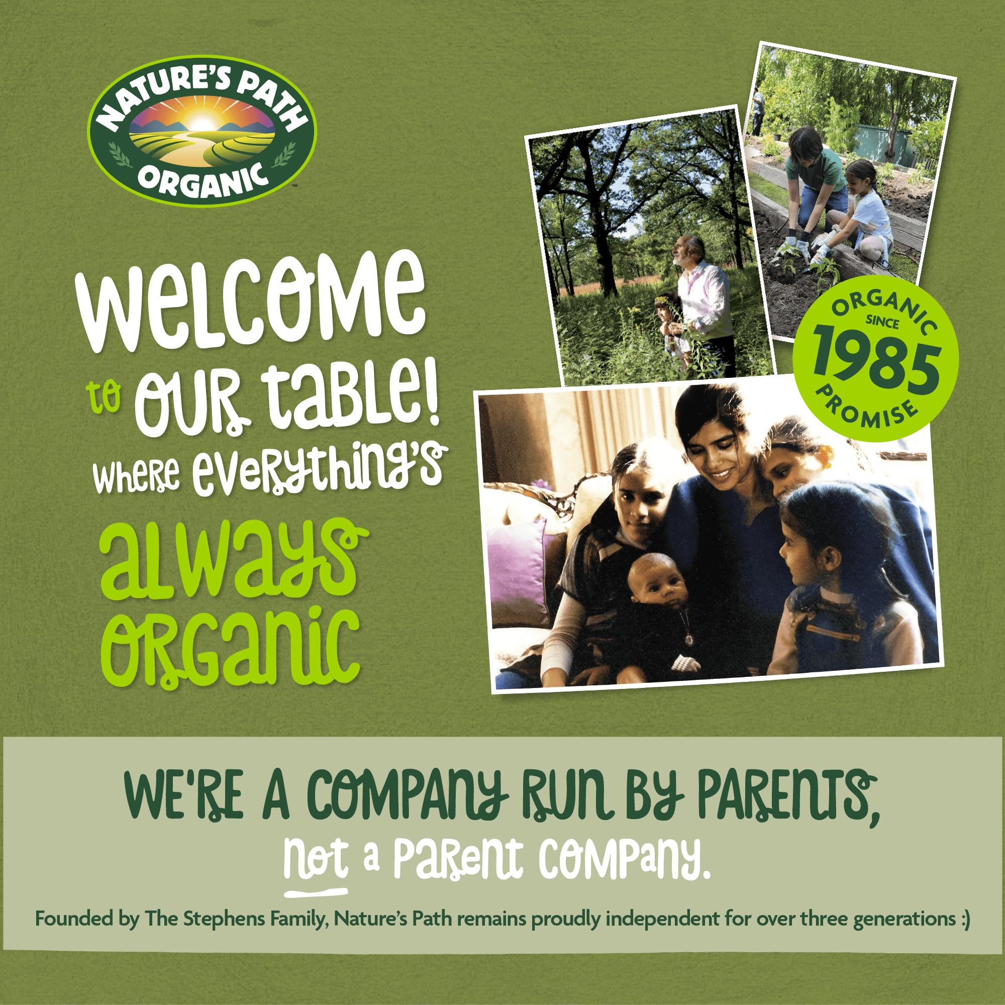 Nature's Path comparación de tamaño 25 lb para uso familiar y comercial