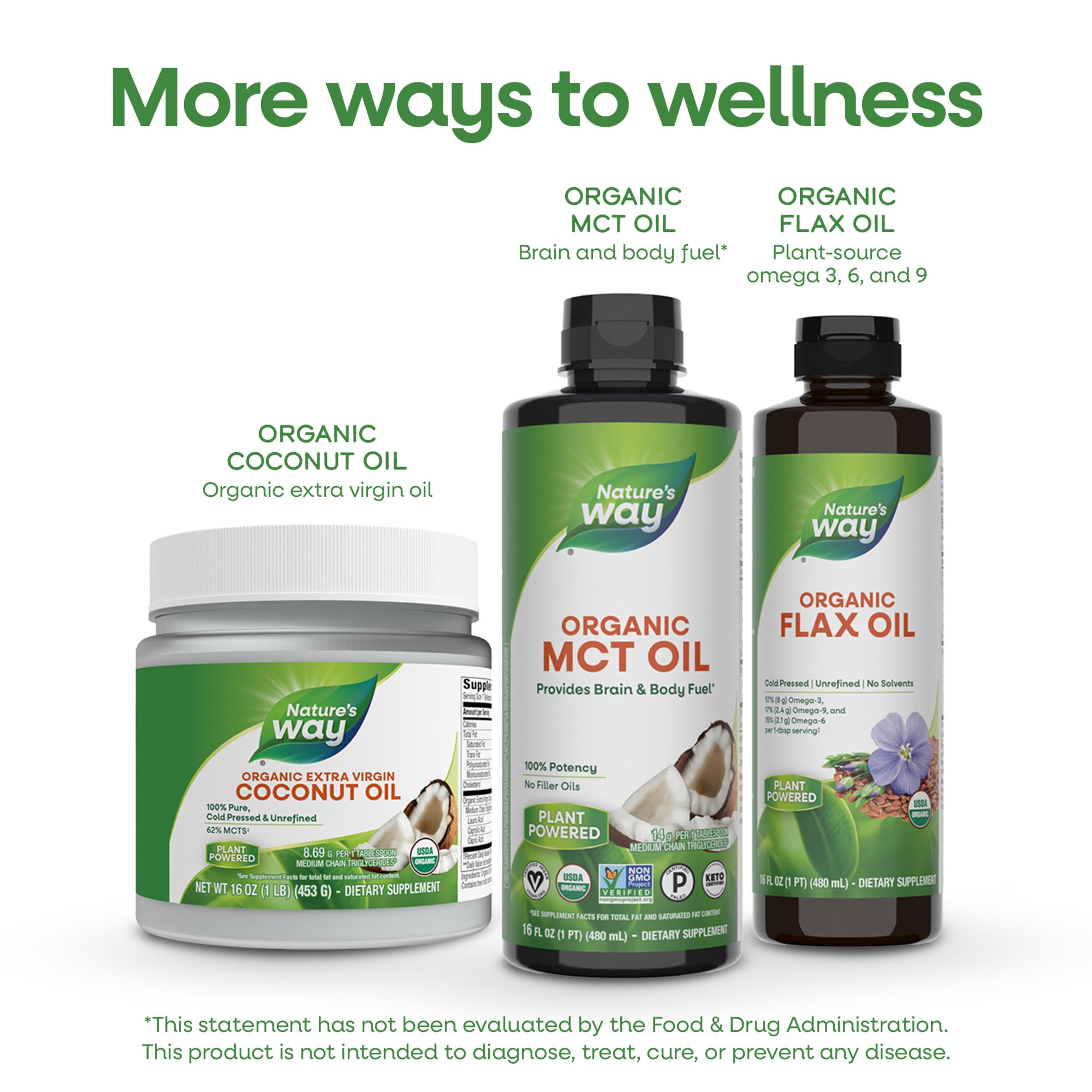 Nature's Way aceite mezclado en batido demostrando aporte a recetas