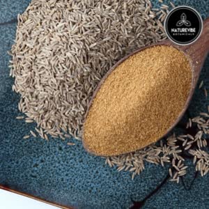 Naturevibe Botanicals bolsa de 5 lb junto a ingredientes para comparar tamaño