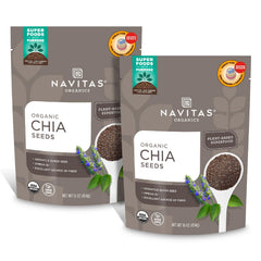 Navitas Organics frente del empaque mostrando el sello orgánico y cantidad