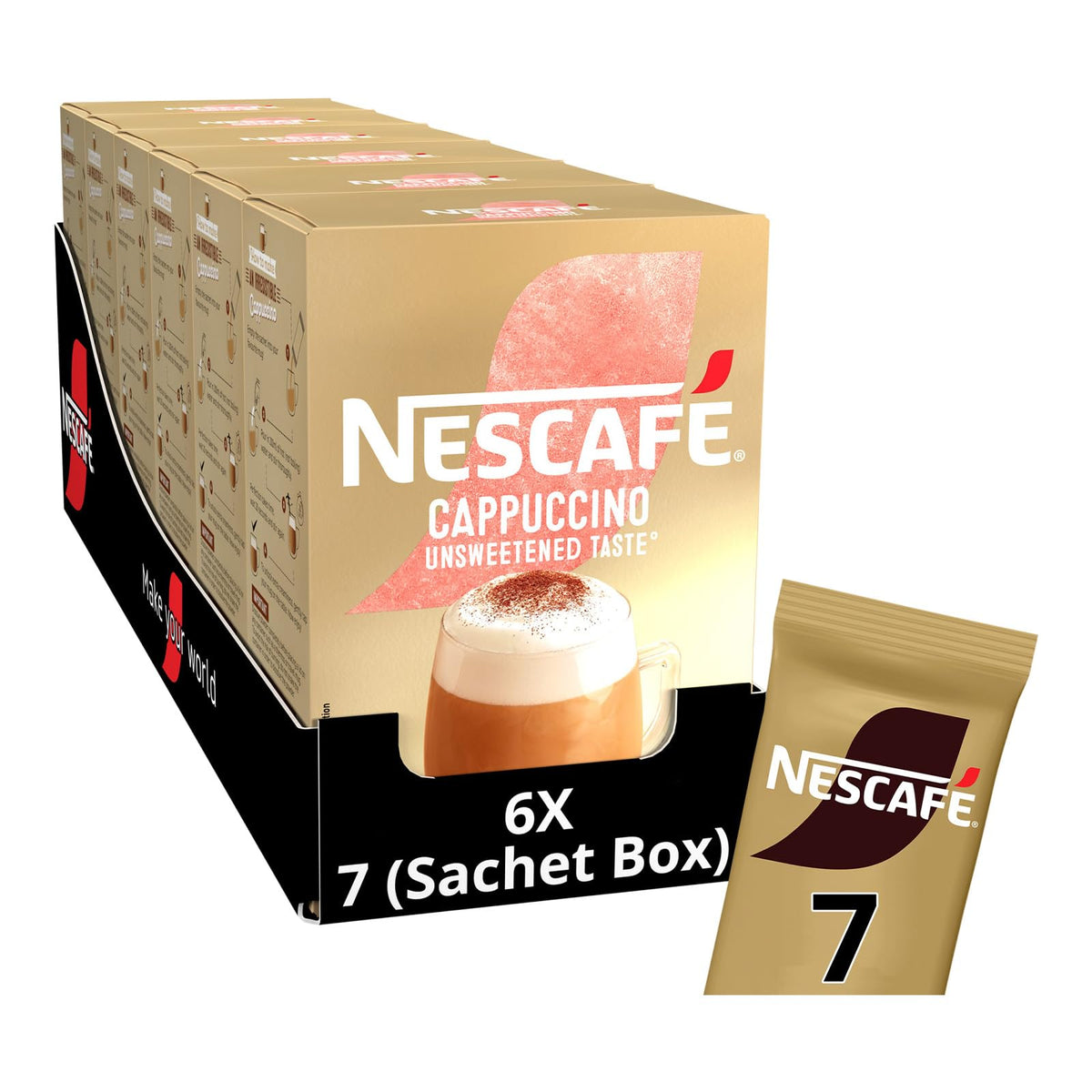 NESCAFÉ envase frontal mostrando pack completo y portabilidad