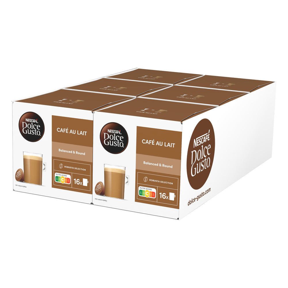 Nescafé Dolce Gusto caja frontal mostrando diseño y ahorro