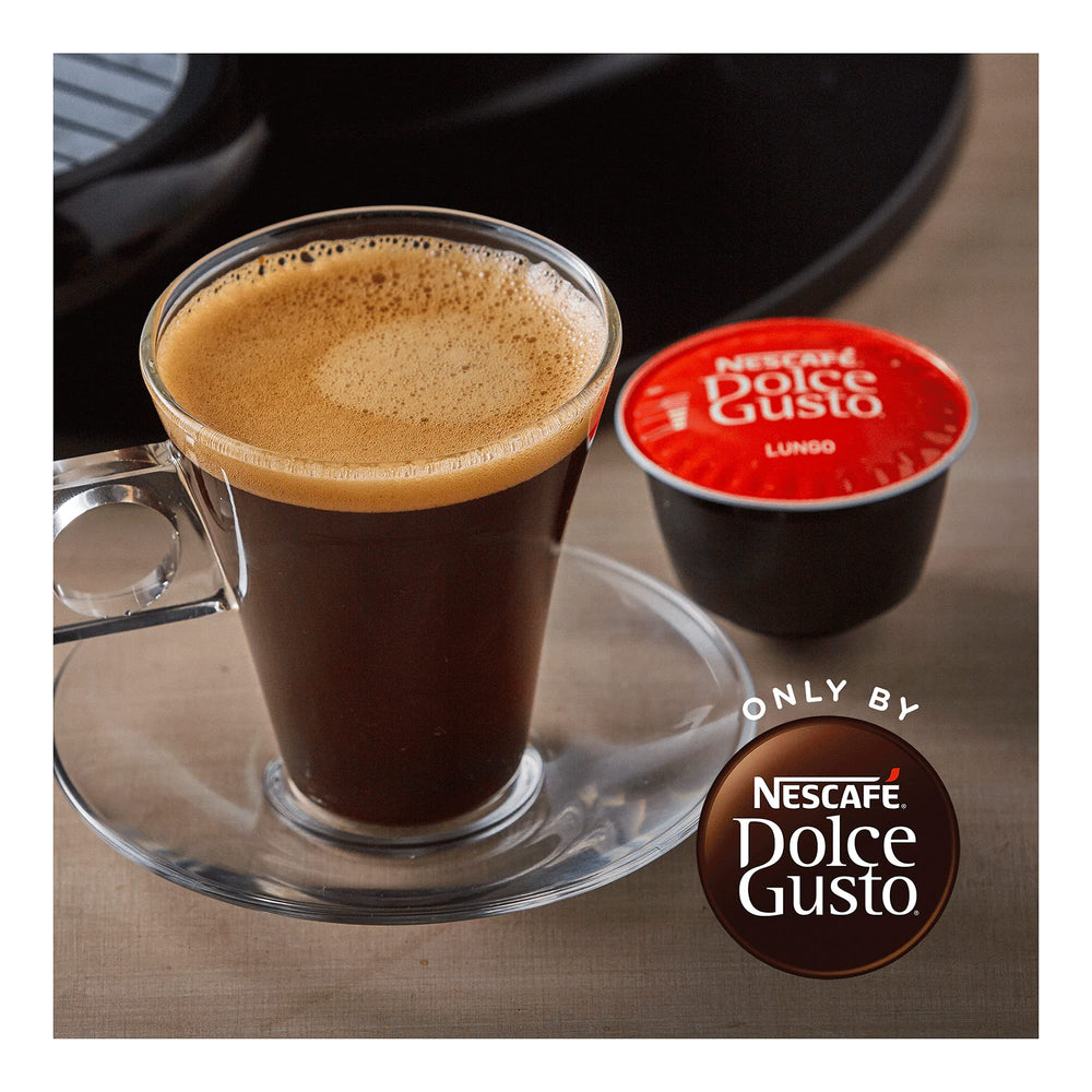 NESCAFÉ Dolce Gusto cápsula en primer plano con sello hermético que preserva aroma