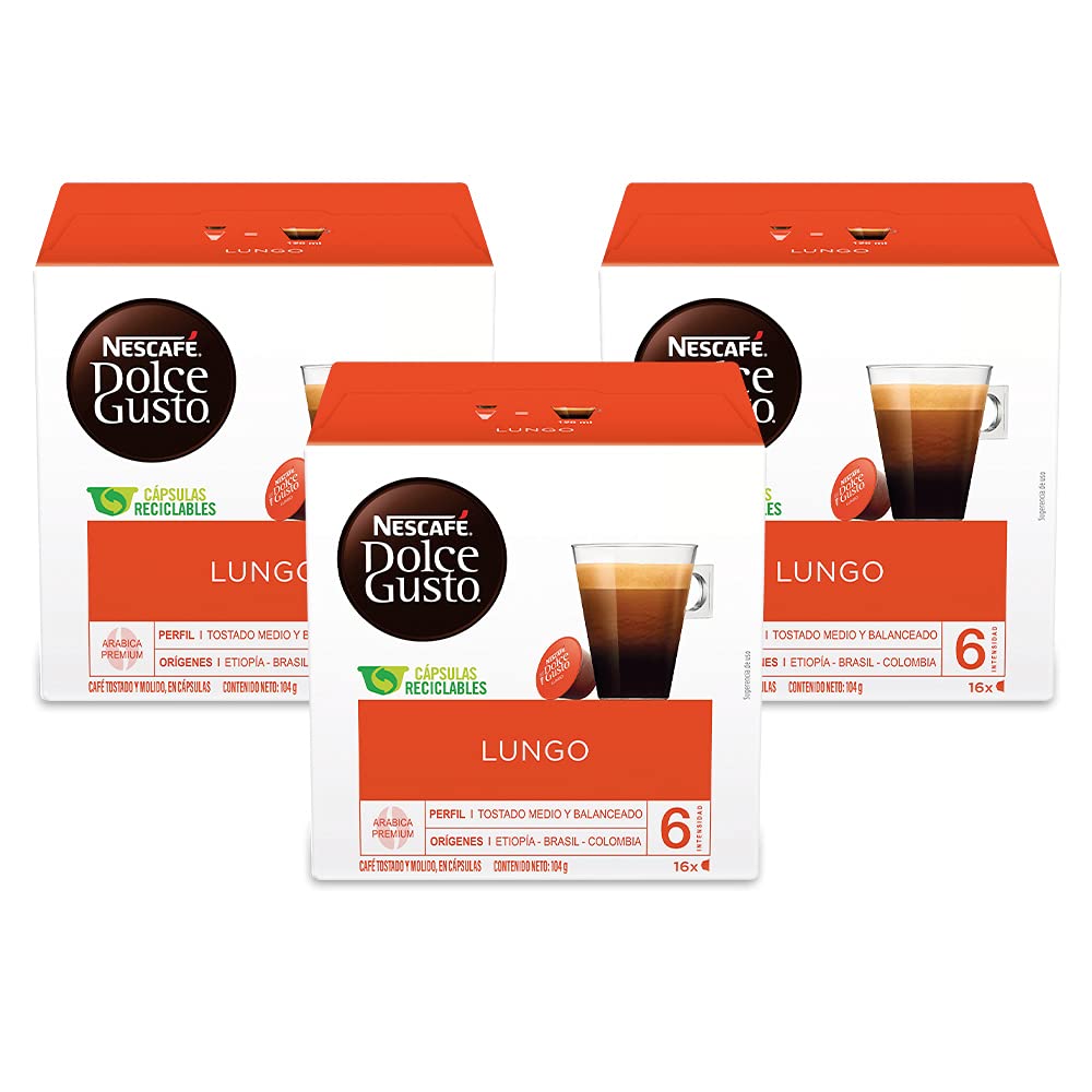 NESCAFÉ Dolce Gusto cápsulas frontal mostrando paquete y beneficio conveniencia