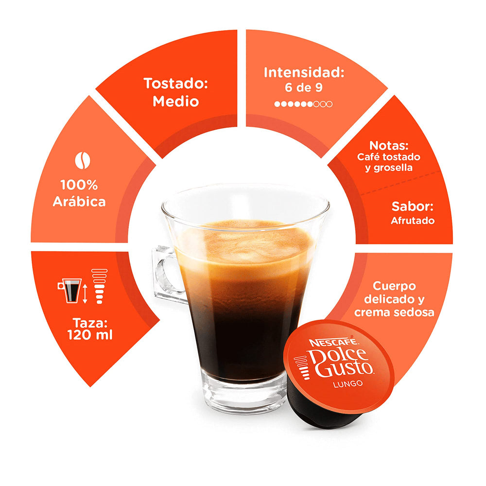 NESCAFÉ Dolce Gusto cápsula insertada en máquina, preparación rápida y sencilla