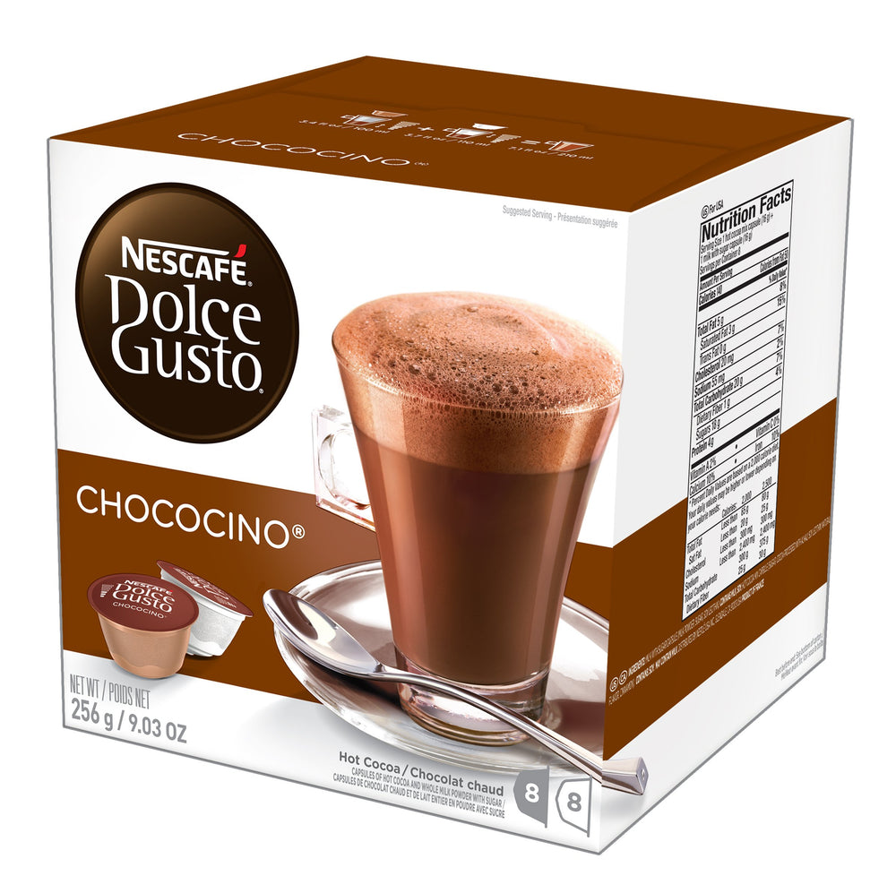 NESCAFÉ Dolce Gusto pack frontal mostrando 48 cápsulas y beneficio de reposición fácil