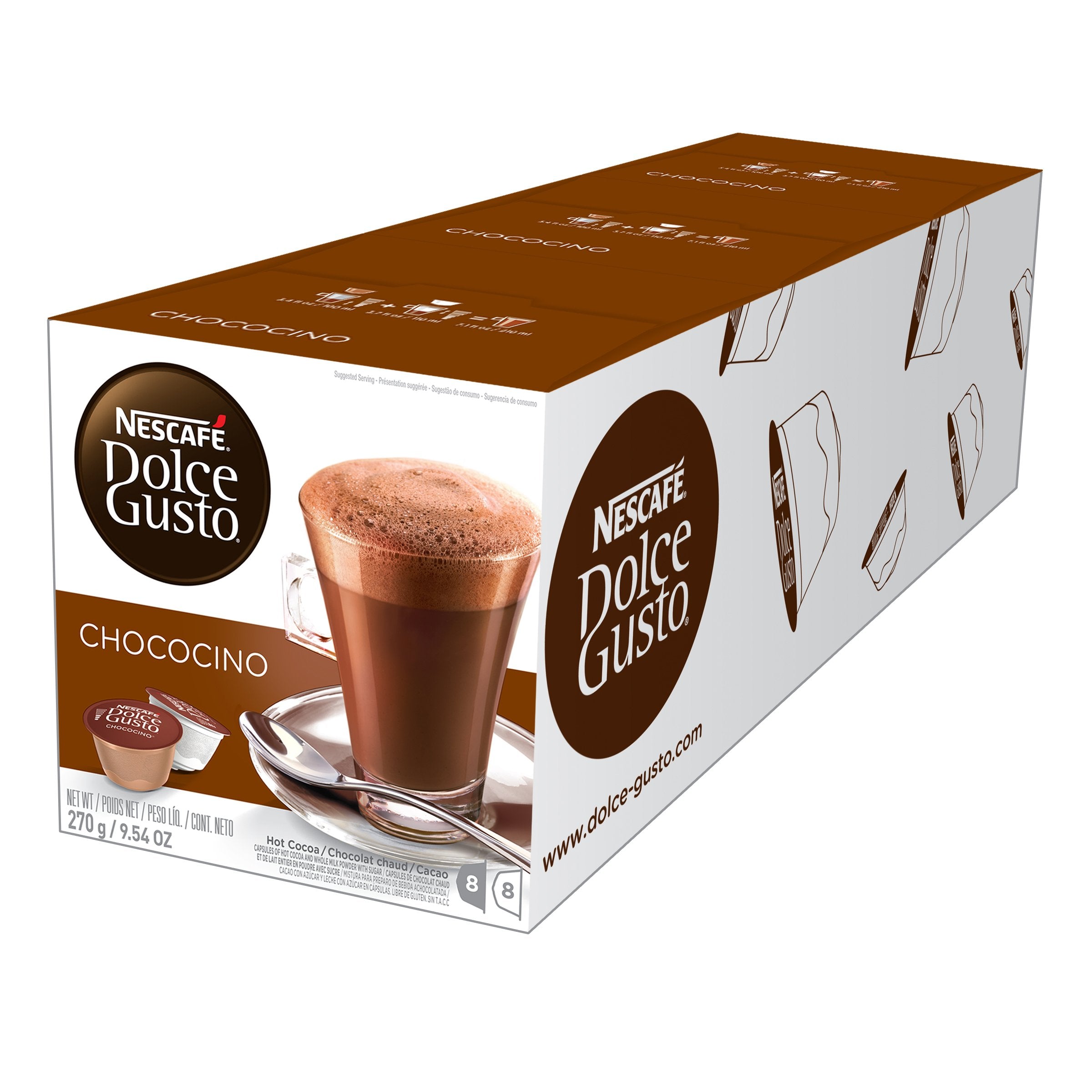 NESCAFÉ Dolce Gusto textura del chocolate cercano mostrando densidad y acabado sedoso