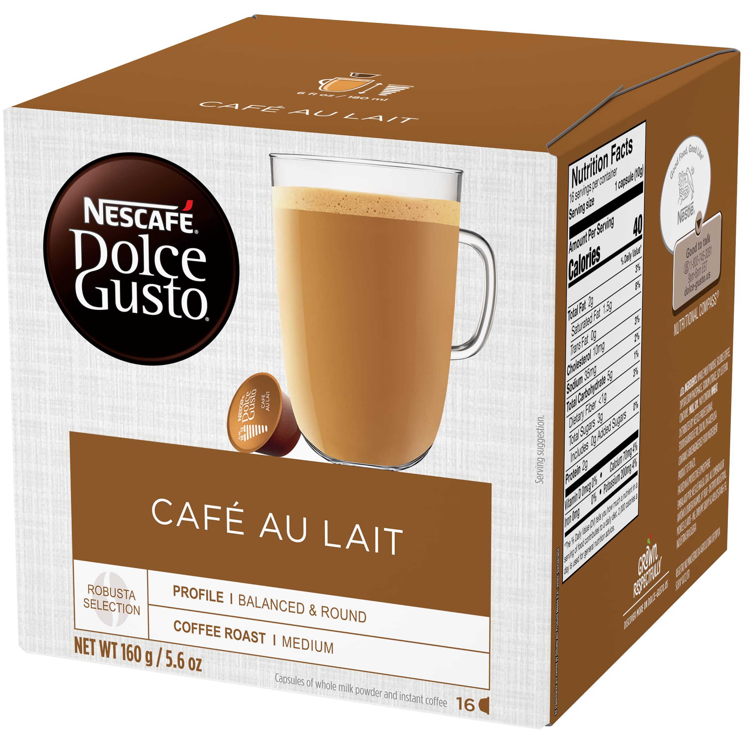 Nescafé Dolce Gusto primer plano de crema uniforme que resalta la calidad