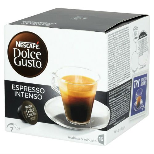 NESCAFÉ DOLCE GUSTO frente del empaque mostrando cápsulas y beneficio de almacenamiento práctico