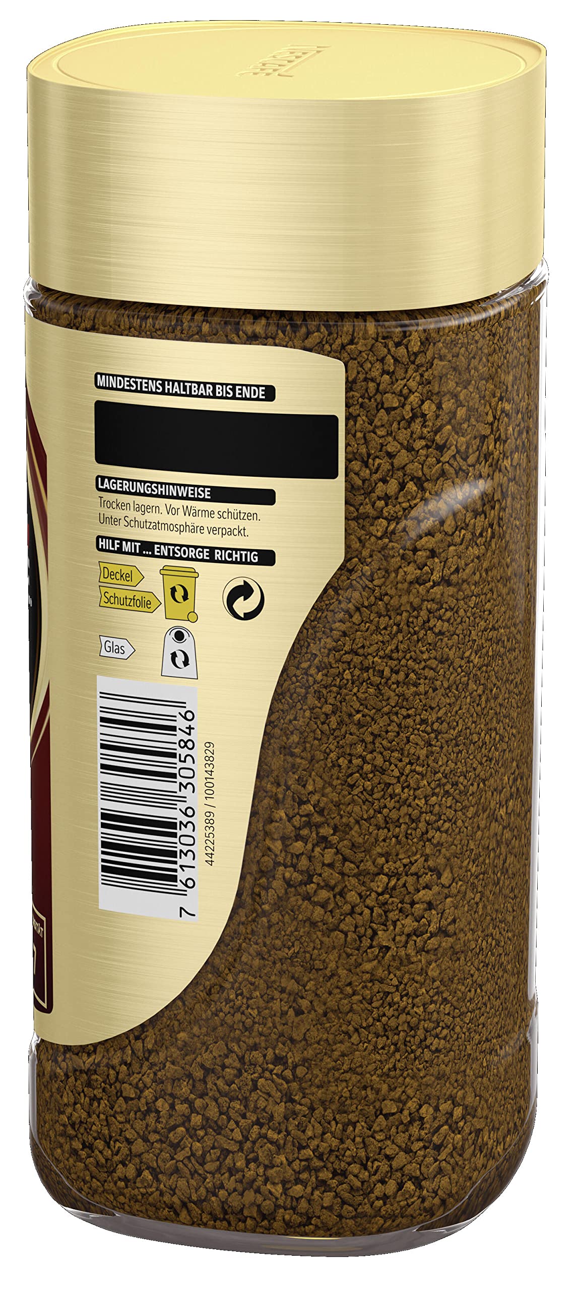 Nescafé Gold servido en taza listo para beber, conveniencia y sabor