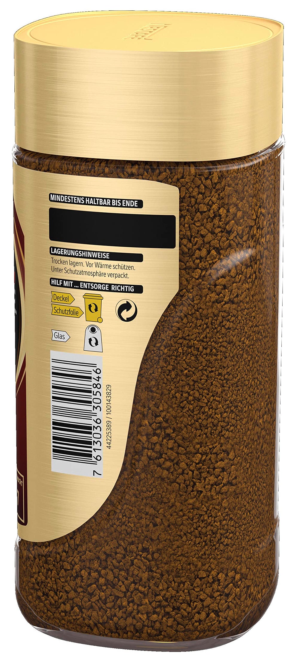 Nescafé Gold servido en taza listo para beber, conveniencia y sabor