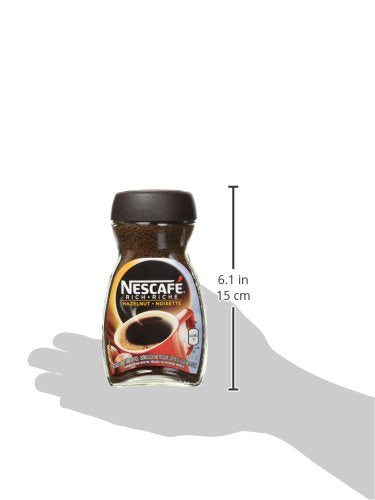 Nescafé Rich etiqueta nutricional legible con información clara