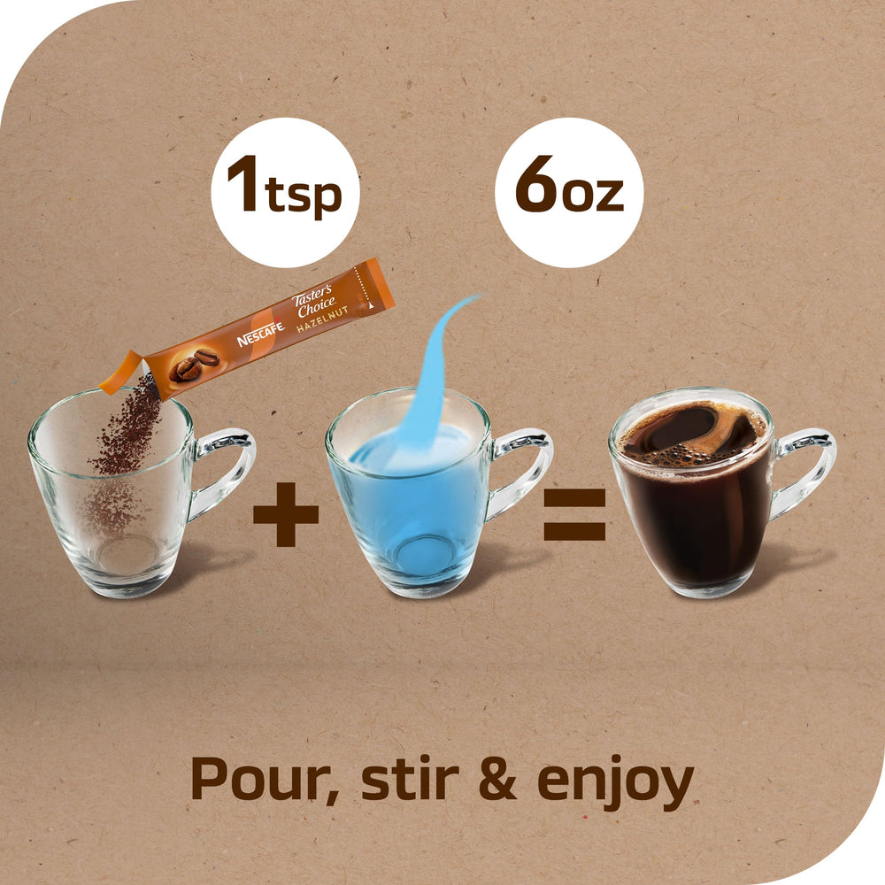 NESCAFÉ etiqueta del producto con información, claridad y confianza de marca