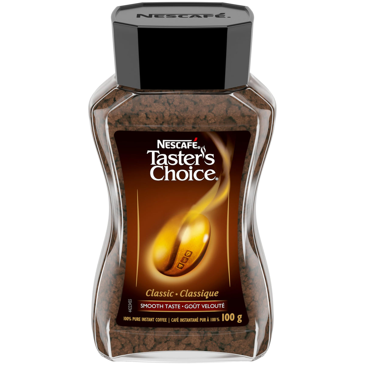 Nescafé Taster's Choice frasco frontal mostrando el envase y conveniencia
