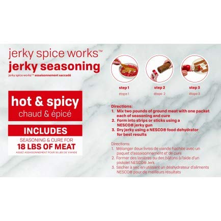 NESCO HJ-18 uso en jerky tiras sazonadas con aspecto picante y sabor intenso