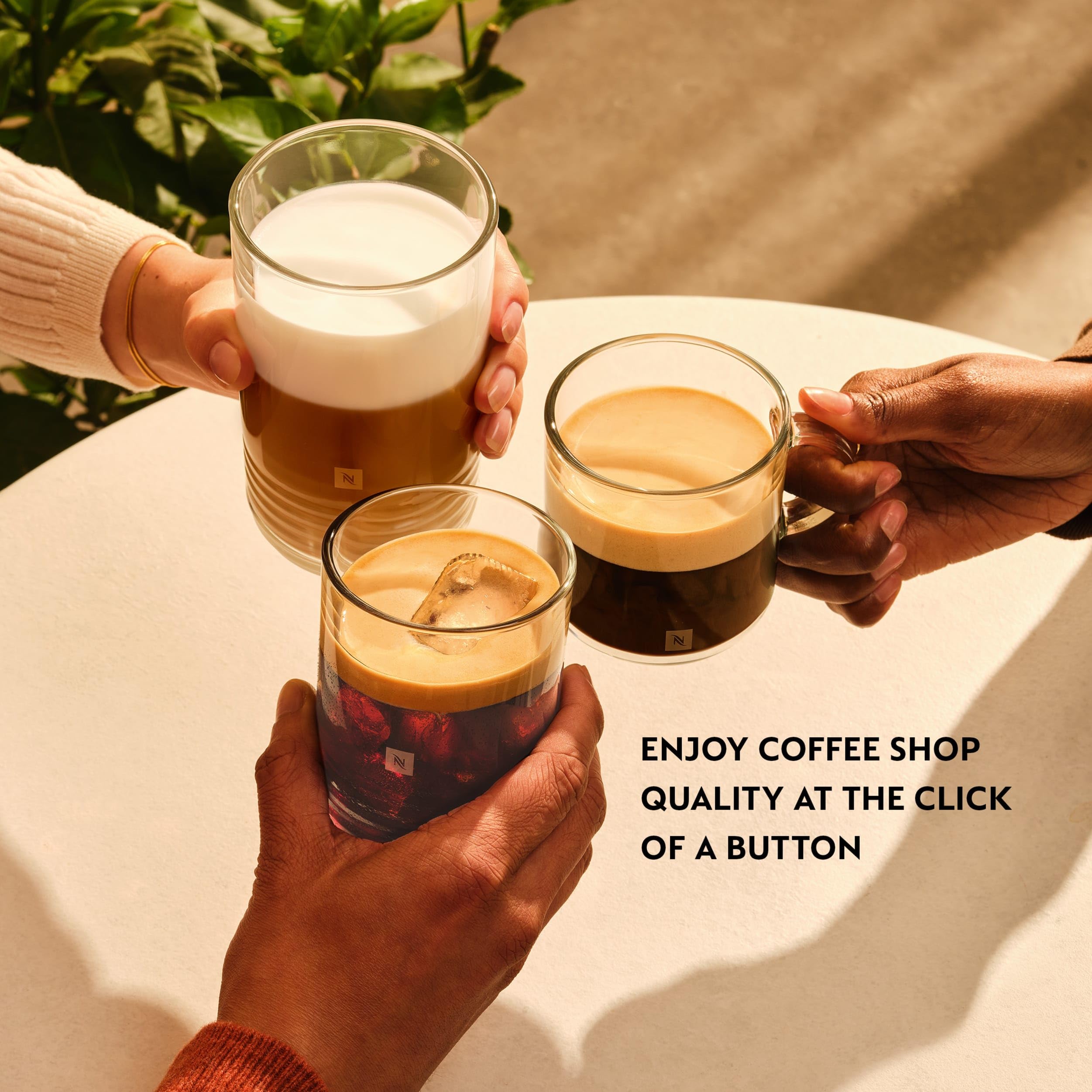 Nespresso Altissio granos de Arábica y Robusta que muestran origen y equilibrio del blend