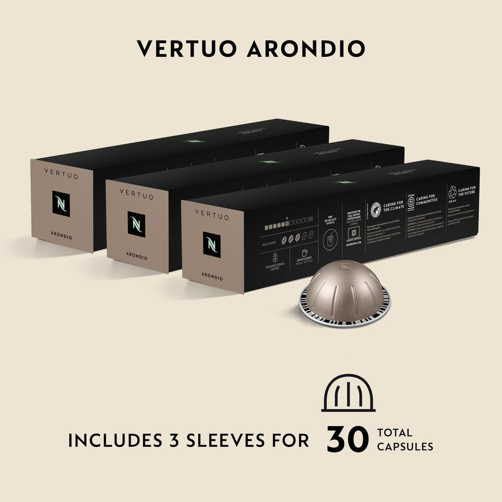 Nespresso Arondio 30 cápsulas dispuestas para uso frecuente