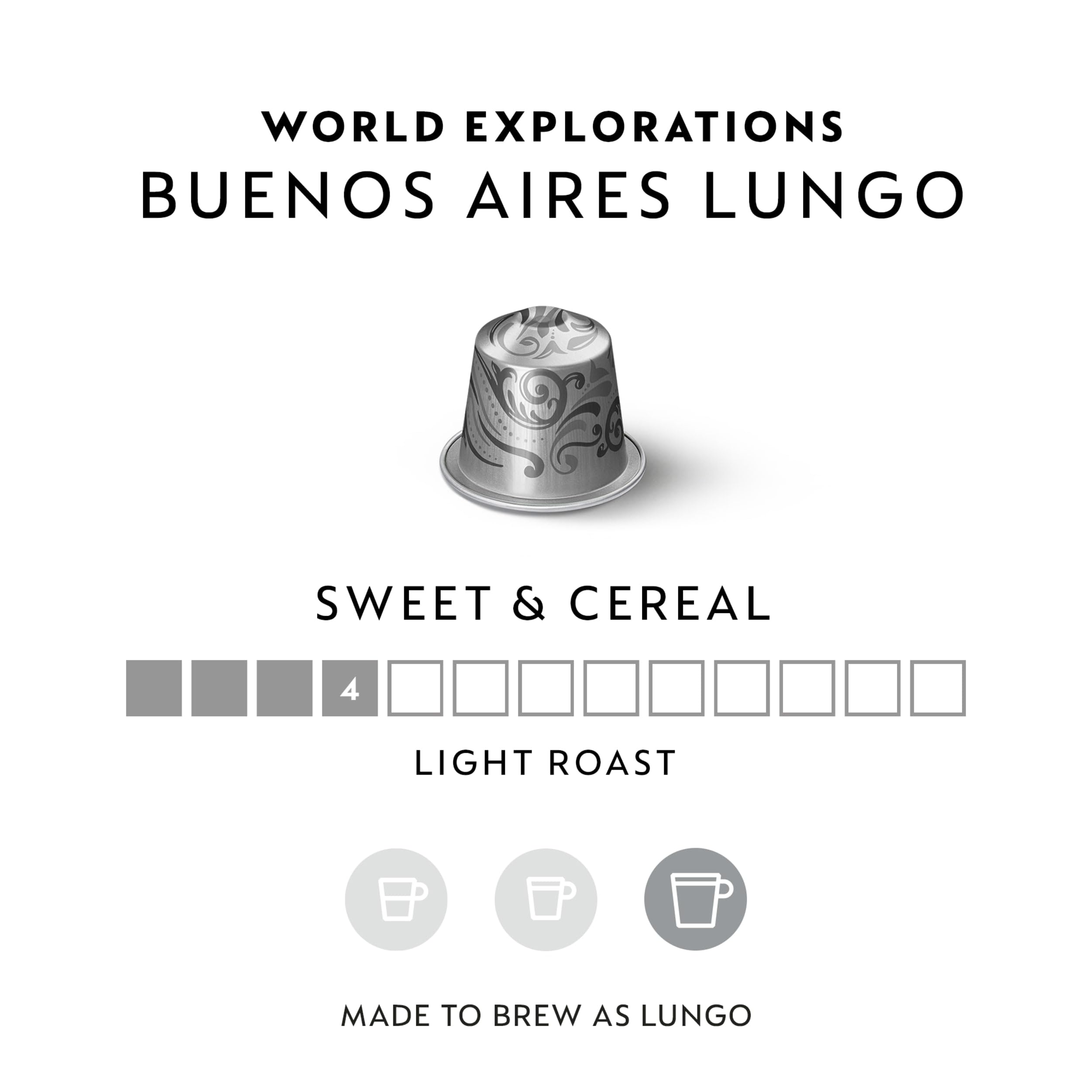 Nespresso cápsula Buenos Aires detalle del aluminio y textura, revela frescura