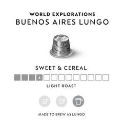 Nespresso cápsula Buenos Aires detalle del aluminio y textura, revela frescura