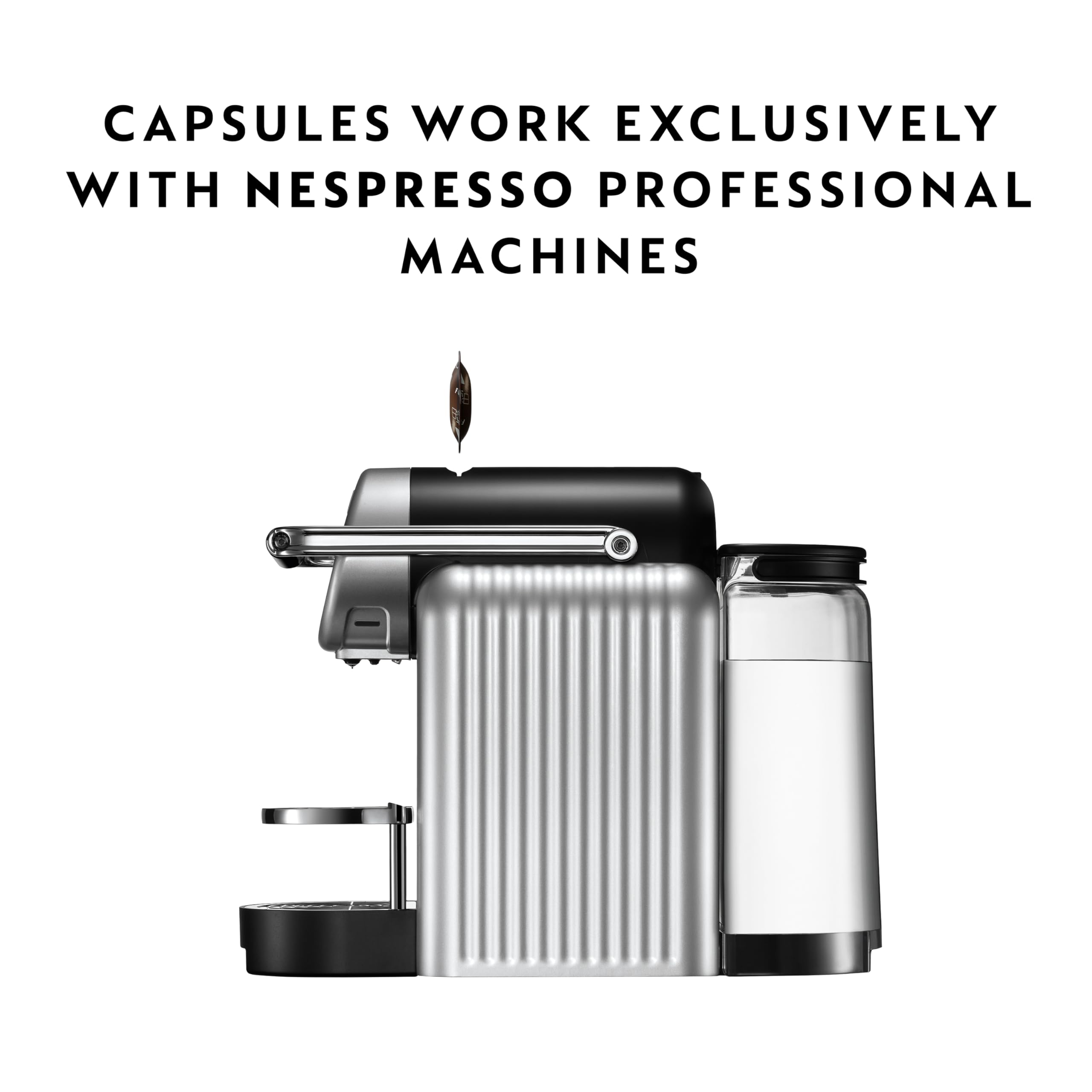 Nespresso cápsulas en primer plano detalle de aluminio y frescura preservada