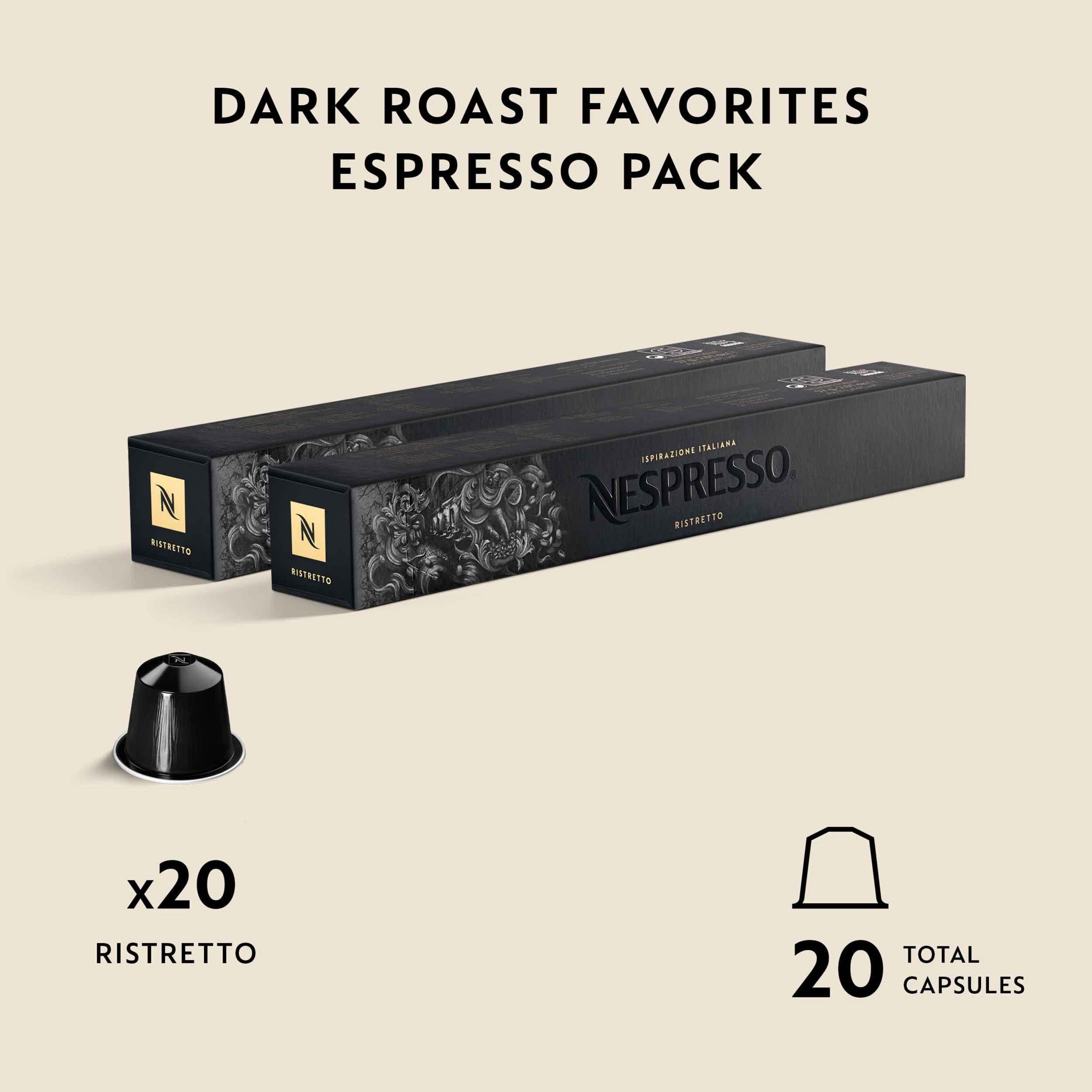 Nespresso cápsula junto a una regla para comparar tamaño compacto y práctico