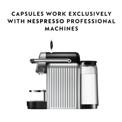 Nespresso Ristretto Intenso cápsula de aluminio detallada, frescura garantizada
