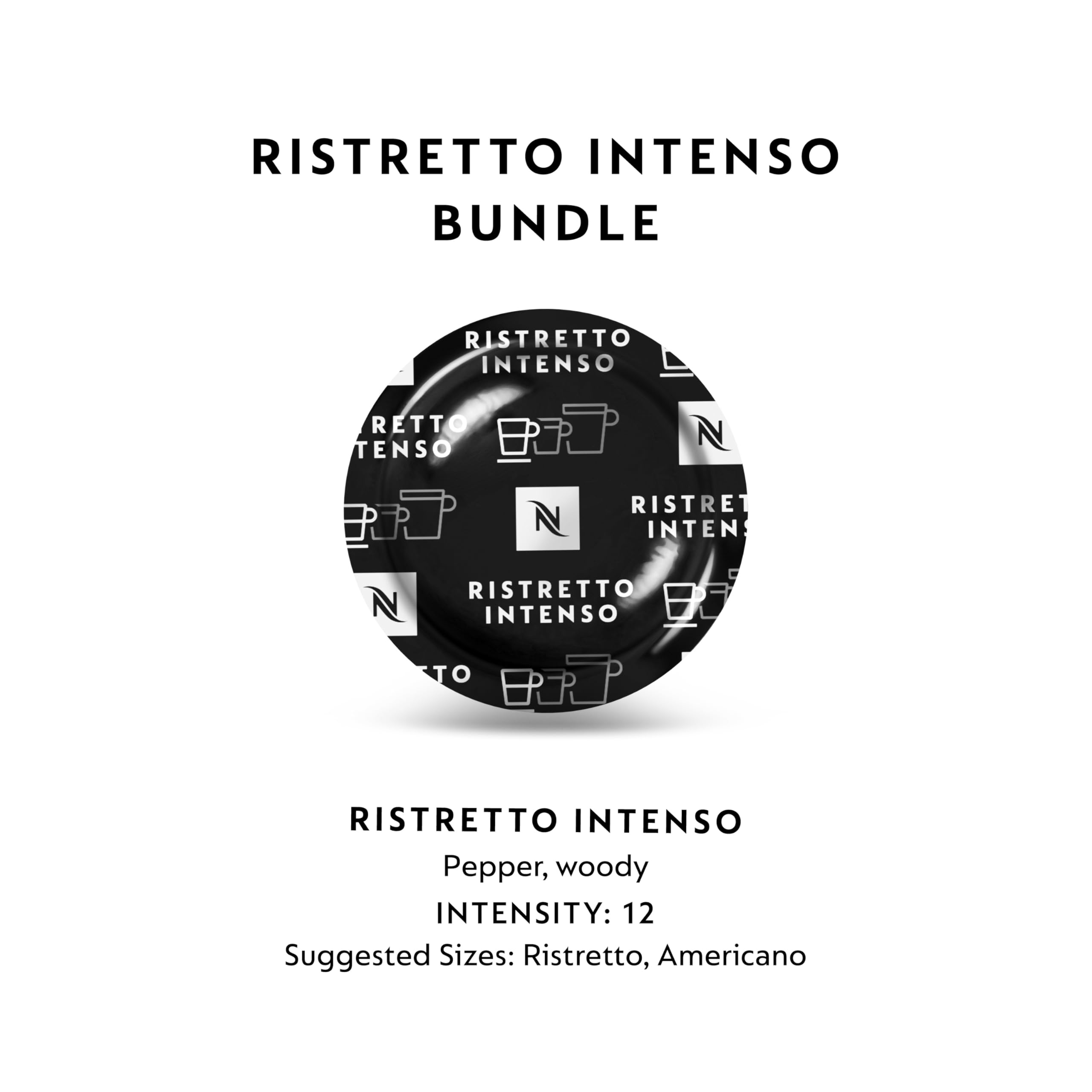 Nespresso Ristretto Intenso cápsula en máquina Professional, extracción uniforme