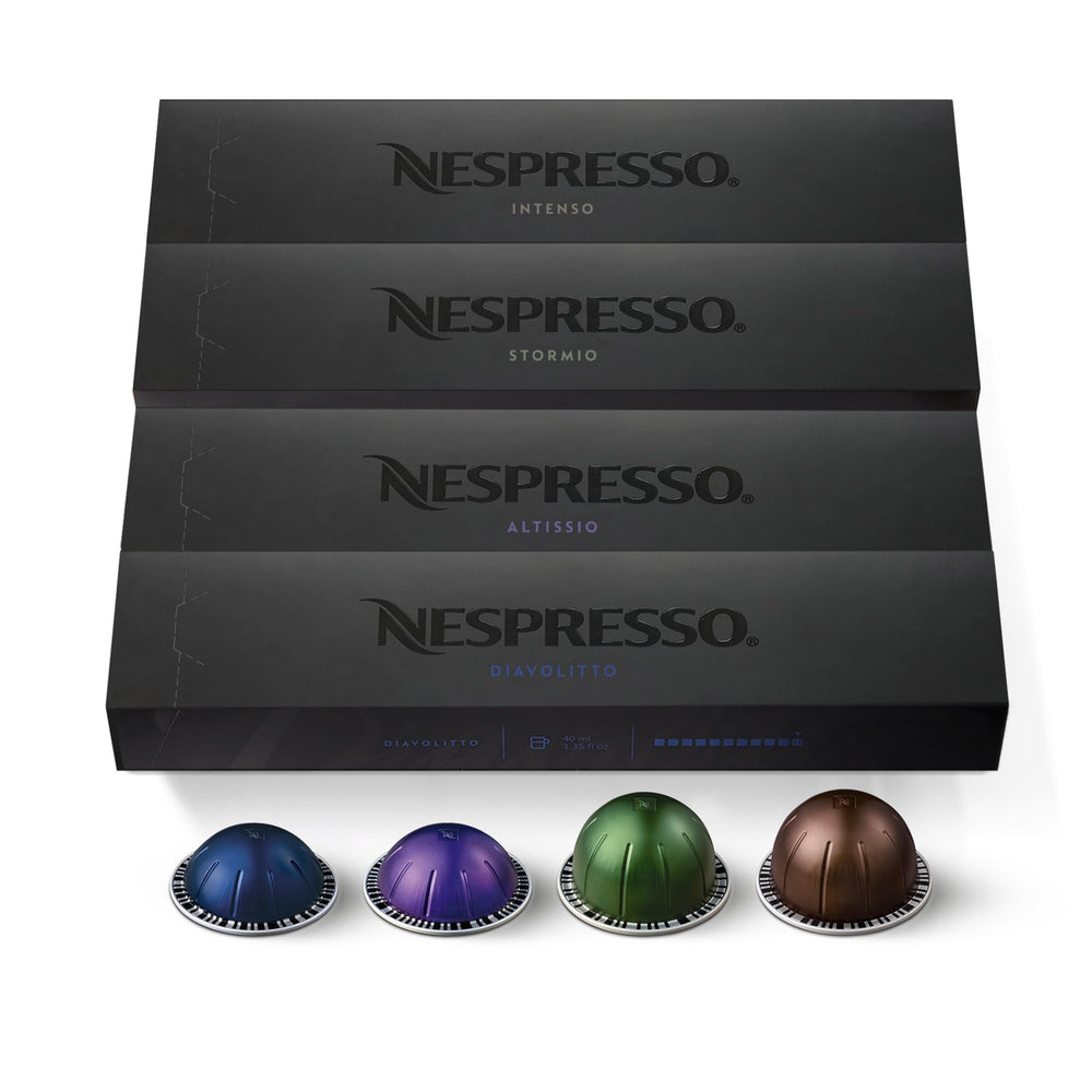Nespresso Altissio cápsula en primer plano que resalta su cremosa intensidad