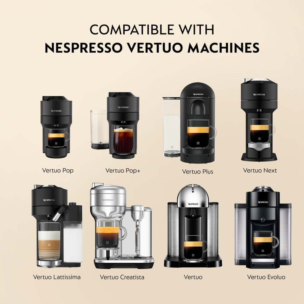 Nespresso cápsula Ice Forte en detalle, tueste oscuro para cafés intensos sobre hielo