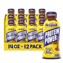 Nesquik botella frontal mostrando diseño y facilidad para llevar