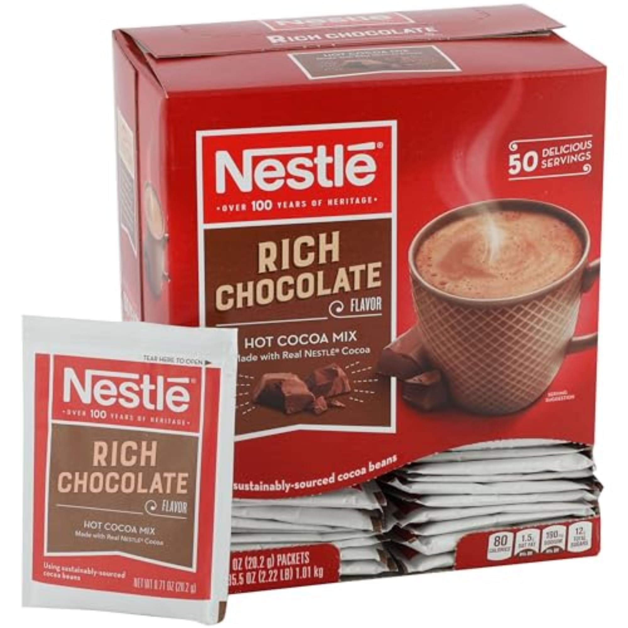 Nestle Hot Cocoa ambiente desayuno, complemento cálido para reuniones matutinas