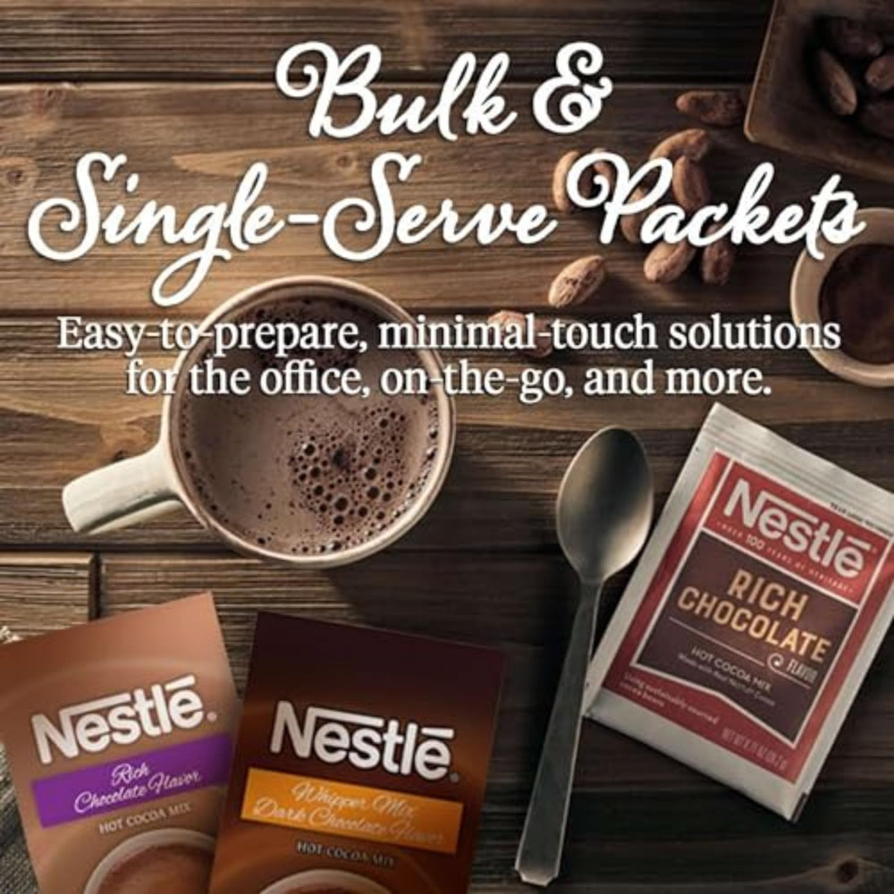 Nestle Hot Cocoa preparado con leche, opción más cremosa y sabrosa