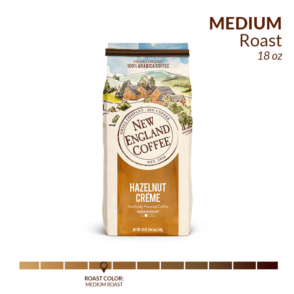 New England Coffee taza servida en cocina transmite sabor suave y reconfortante
