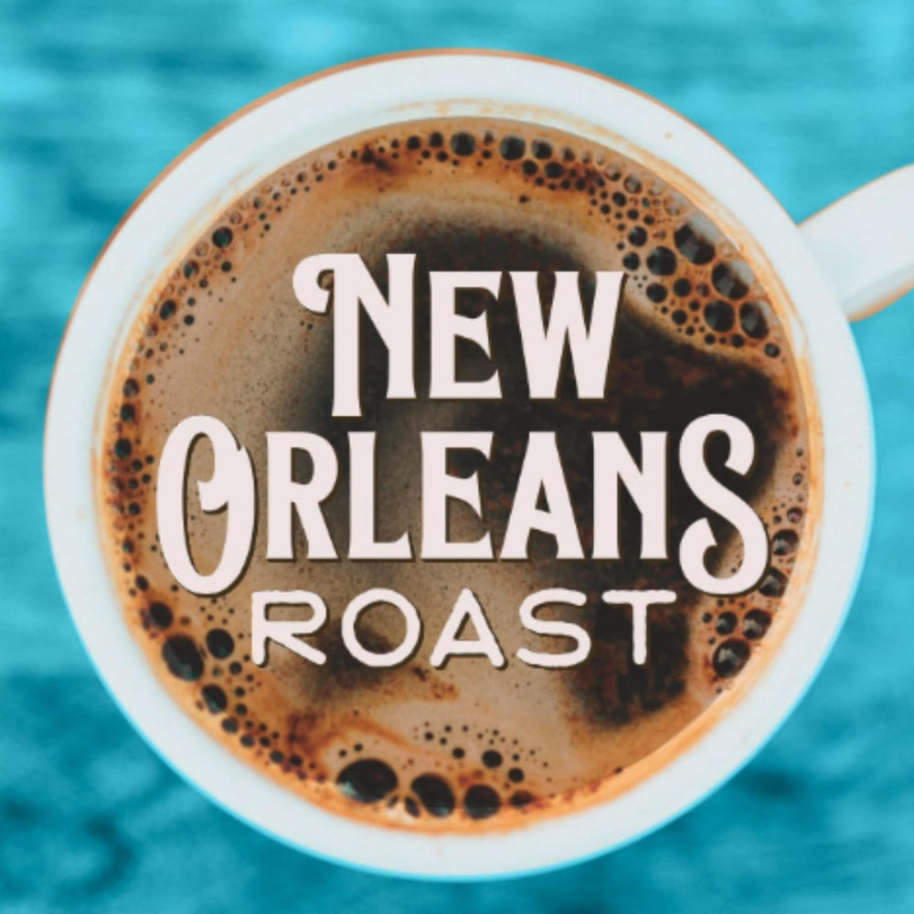New Orleans Roast escena de degustación en mesa transmitiendo placer
