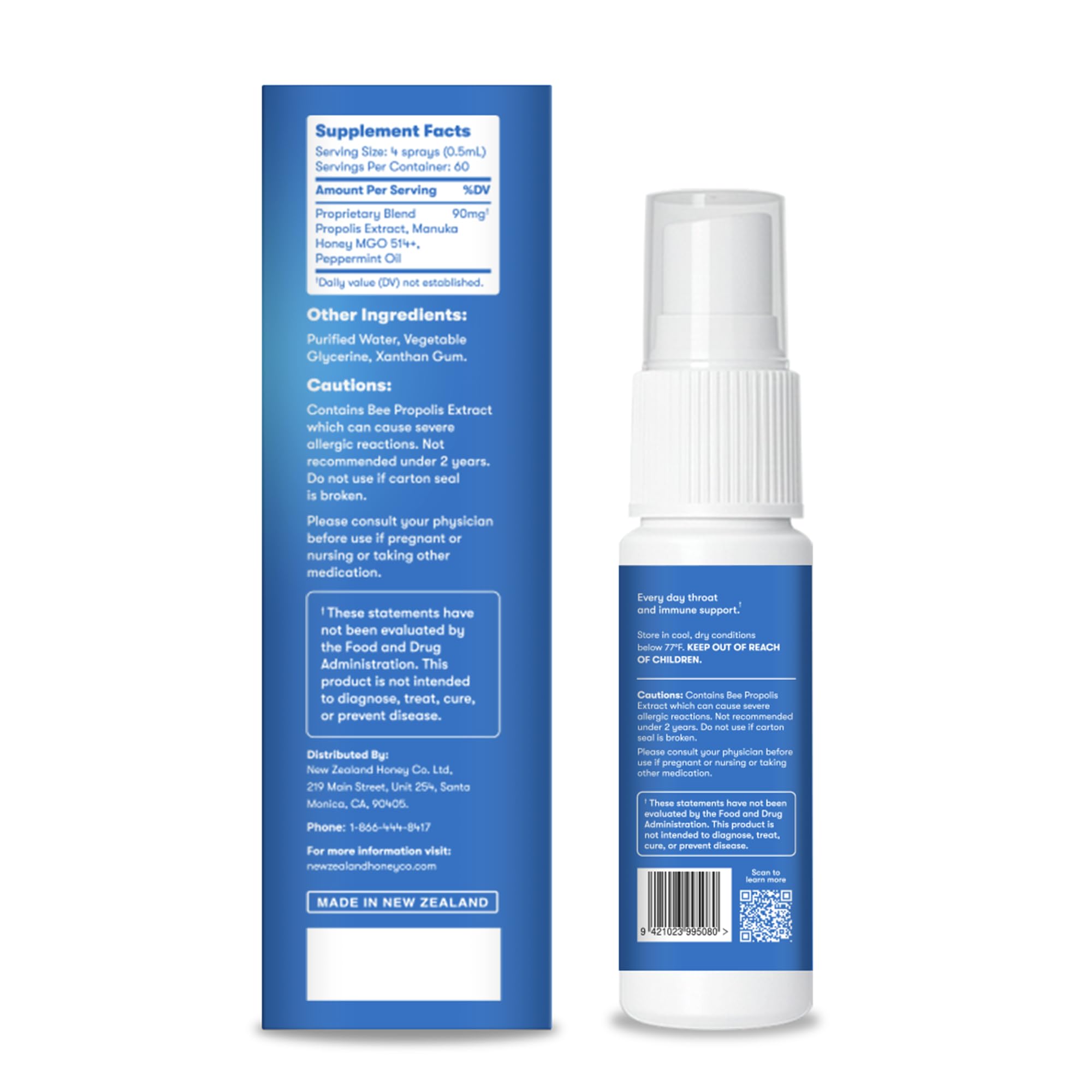 NEW ZEALAND HONEY CO boquilla de spray lista para pulverizar con control fácil