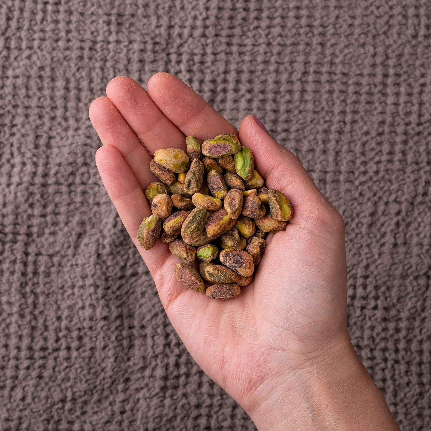 Nichols Farms pistachos integrados en ensalada aportando crujiente y sabor