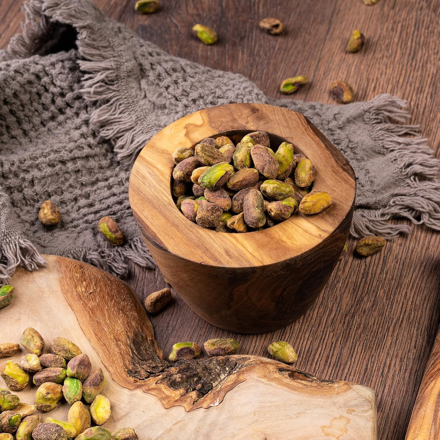 Nichols Farms pistachos junto a lima y jalapeño destacando sabores