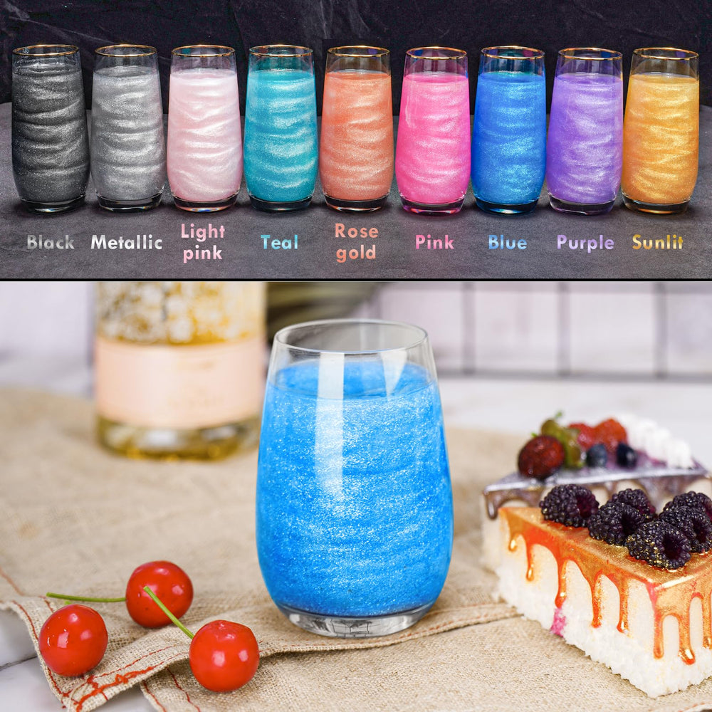 NiHome detalle de aplicación sobre pastel, brillo metálico realzando la decoración