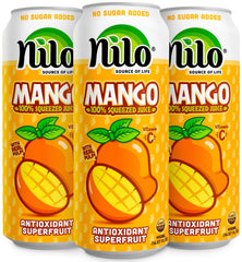 NILO lata frontal mostrando etiqueta clara y beneficio de jugo 100% natural