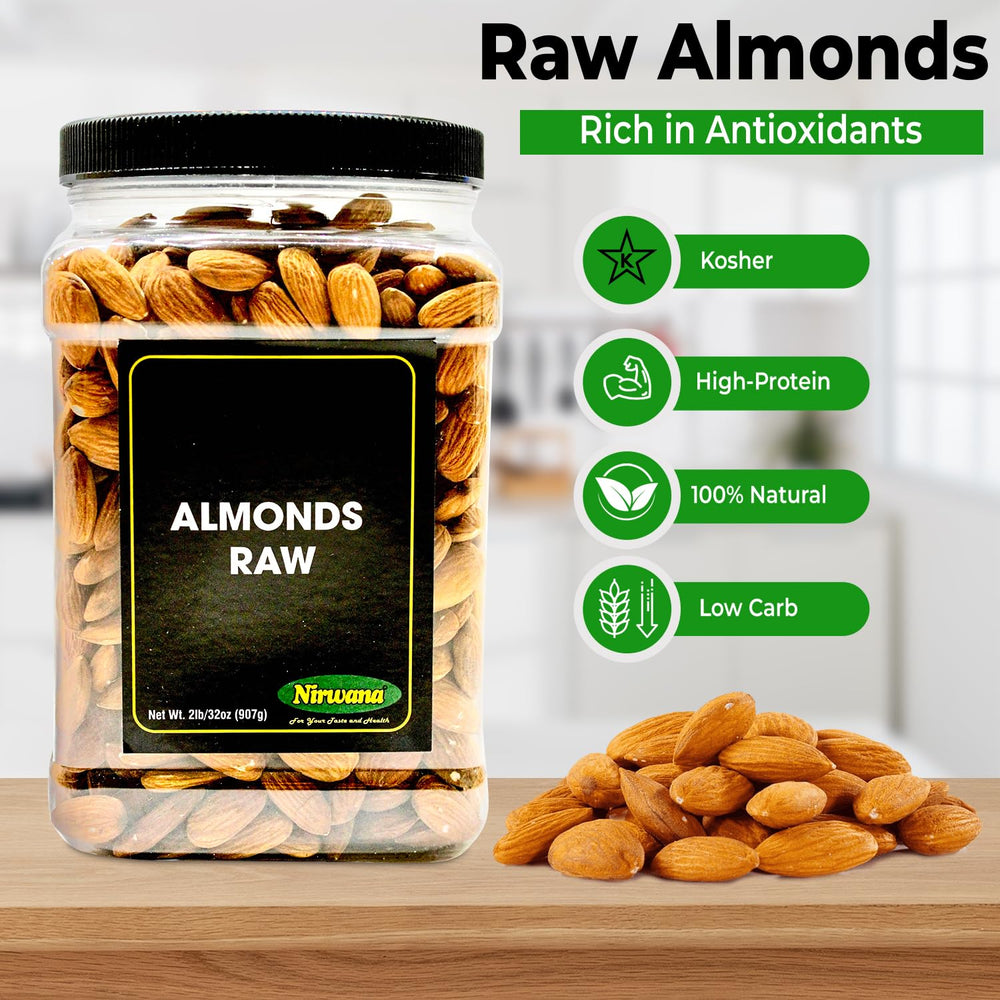 Almendras Nirwana añadidas a ensalada, aportando proteína y crocancia
