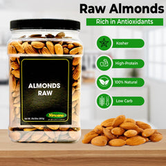 Almendras Nirwana añadidas a ensalada, aportando proteína y crocancia
