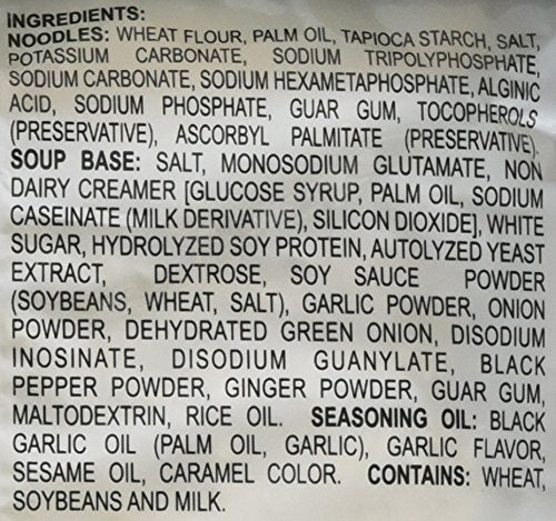 NISSIN comparación de tamaño del paquete para referencia de porciones