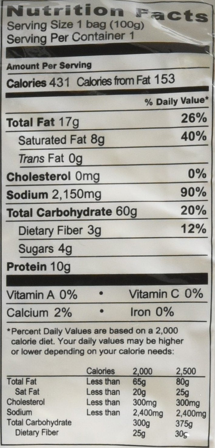 NISSIN detalle del sobre de aceite de ajo negro que intensifica sabor
